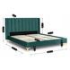 Кровать ARIA Velvet Mebel Elite 160x200 см Зеленый