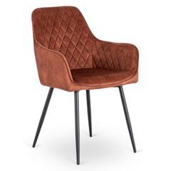Стул  BRESSO Mebel Elite Корица / велюр реальная фотография