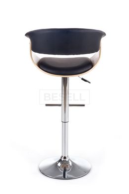 Барный стул H-45 Halmar Дуб / Черный реальная фотография