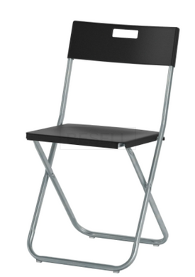 Столовий комплект TÄRENDÖ / GUNDE IKEA Чорний жива фотографія
