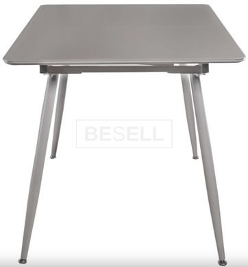 Стол Обеденный DAOSUN DT 859 120(160)x80 Серо-Бежевый Мат реальная фотография