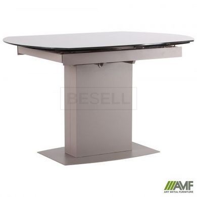 Стол раскладной Joel beige AMF 120(180)X90 glass Quartz beige реальная фотография