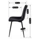 СтілецьIBIS Velvet Mebel Elite Чорний