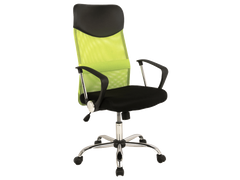 Комп'ютерне крісло Q-025 Signal Зелений жива фотографія