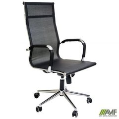 Компьютерное кресло Slim Net HB AMF Чорный реальная фотография