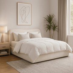 Ліжко з контейнером BRISTOL Mebel Elite 180x200 Cream  жива фотографія