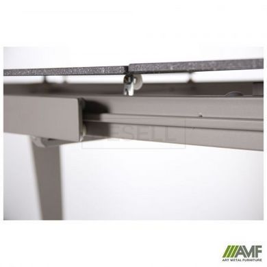 Стол раскладной Jonathan beige AMF 130(180)X80 stone Granite taupe реальная фотография