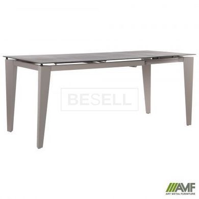 Стол раскладной Jonathan beige AMF 130(180)X80 stone Granite taupe реальная фотография