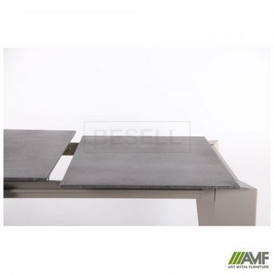 Стол раскладной Jonathan beige AMF 130(180)X80 stone Granite taupe реальная фотография
