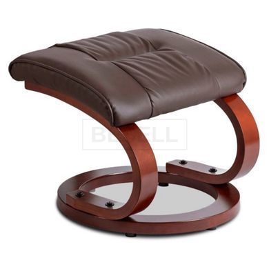 Масажне крісло з підставкою для ніг CANO Mebel Elite Коричневий