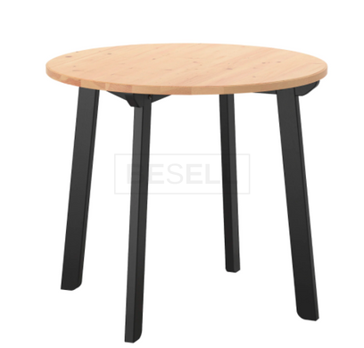 Столовий Комплект GAMLARED / STEFAN IKEA Світла патина / Коричнево-чорний жива фотографія