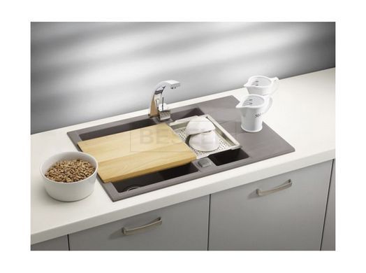 Подвійна кухонна мийка CUBO  40 А56 Alveus 78х50х20,5  Теракотовий