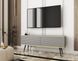Тумба під телевізор Perfect Home Оро / Oro 2-дверна з чорними ніжками RTV135 MDF Сірий