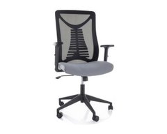 Компьютерное кресло Q-330 Signal Черный/Серый реальная фотография