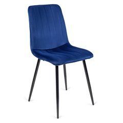 Стул IBIS Velvet Mebel Elite Темно-синий реальная фотография