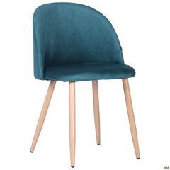 Стул Sherry beech Velvet AMF Зеленый реальная фотография