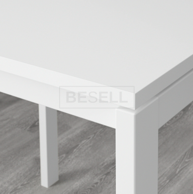 Столовый комплект MELLTORP / ADDE IKEA Белый реальная фотография