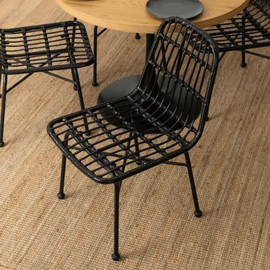 Стул MEBEL ELITE WALDI Черный реальная фотография