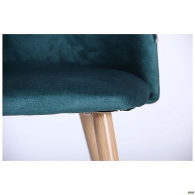Стул Sherry beech Velvet AMF Зеленый реальная фотография