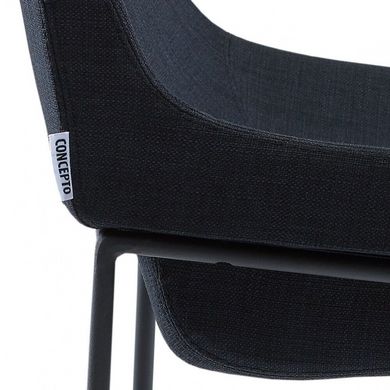 Барный стул COMFY Concepto Чёрный реальная фотография