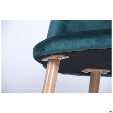 Стул Sherry beech Velvet AMF Зеленый реальная фотография