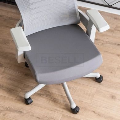 Стілець офісний CARET 2 Mebel Elite сірий жива фотографія