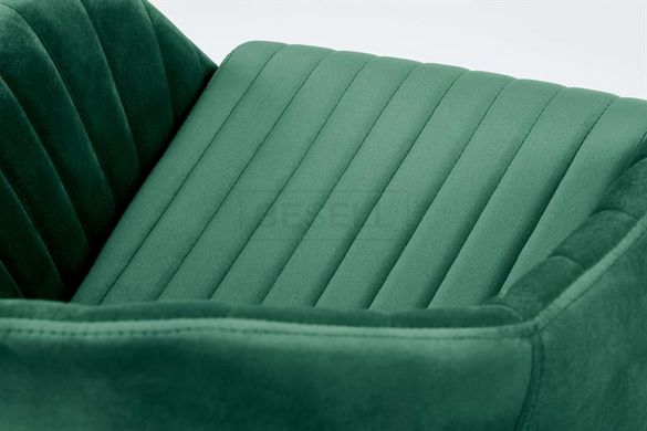Крісло поворотне FRESCO Halmar Темно-Зелений жива фотографія