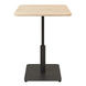 Стіл Ibiza Soft light Lovko 70x70 Чорний метал / дуб