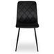 Стул бархатный MEBEL ELITE FORIS Velvet Черный