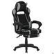 Крісло геймерське VR Racer Textile Webster чорний/сірий