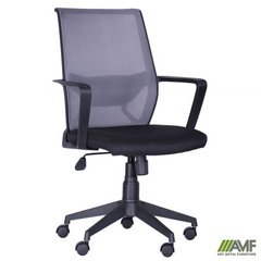 Комп'ютерне крісло Tin AMF Чорний Сірий жива фотографія