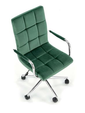 Компьютерное кресло GONZO 4 Halmar Темно-Зеленый реальная фотография