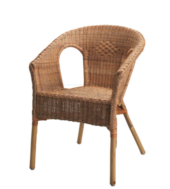 Кресло AGEN IKEA Ротанг / Бамбук реальная фотография