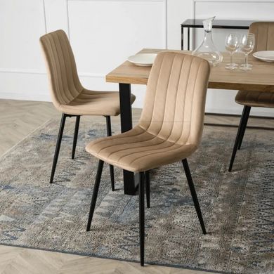 СтілецьIBIS Velvet Mebel Elite Бежевий жива фотографія