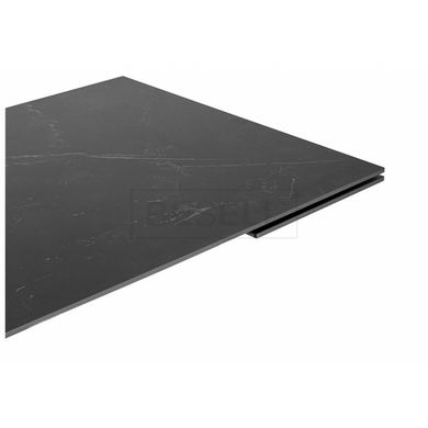 Стіл розкладний REAL BLACK MARBLE Concepto 180(260)x90 Кераміка Чорний жива фотографія
