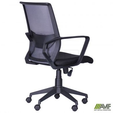 Комп'ютерне крісло Tin AMF Чорний Сірий жива фотографія