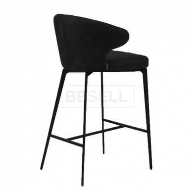 Полубарный стул KEEN Concepto Ткань Черный реальная фотография