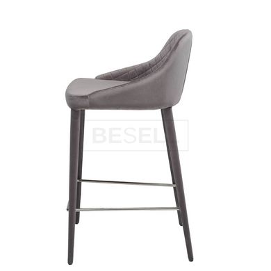 Полубарный стул ELIZABETH Concepto Ткань Серый реальная фотография