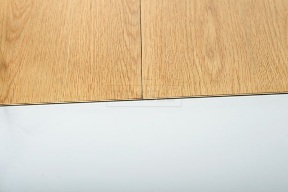 Стол раскладной TM-59-1 VETRO 120x80 Белый + Шпон реальная фотография