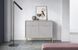 Комод Perfect Home Новая/Nova 2-дверный с 2 ​​ящиками и золотыми ножками KSZ104 Серый