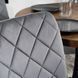 Стілець оксамитовий MEBEL ELITE FORIS Velvet Сірий