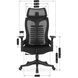 Стул офисный CARET Mebel Elite Черный