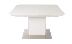 Стол обеденный BARRIE Nicolas 120x80 Белый реальная фотография