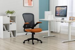 Компьютерное кресло Q-333 Signal Оранжевый / Черный реальная фотография