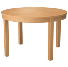 Стол Обеденный Раскладной BJURSTA IKEA 115/166х115/166 Дерево реальная фотография