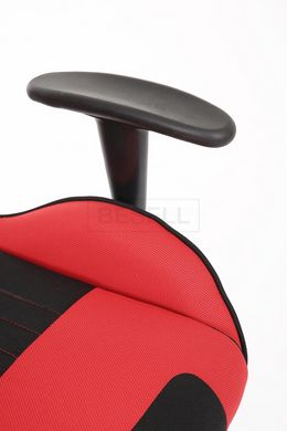 Компьютерное кресло CAYMAN Halmar Черный/Красный реальная фотография