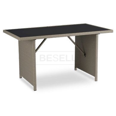 Набор садовой мебели COLORADO Mebel Elite (диван + 2 кресла + 2 пуфа + столик) Бежевый