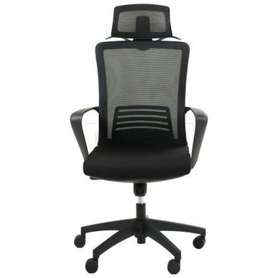 Комп'ютерне крісло Titan HR AMF Чорний Сірий жива фотографія