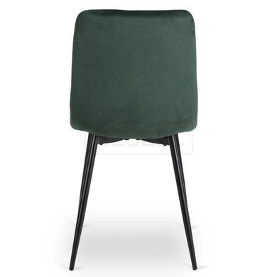 Стілець оксамитовий MEBEL ELITE FORIS Velvet Зелений жива фотографія