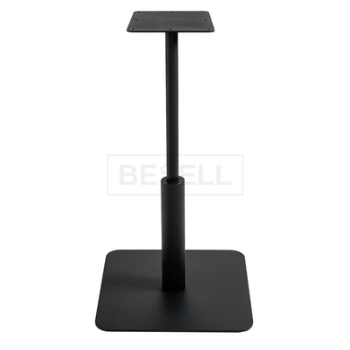 Стіл Ibiza Soft light Lovko 70x70 Черный метал/черный жива фотографія